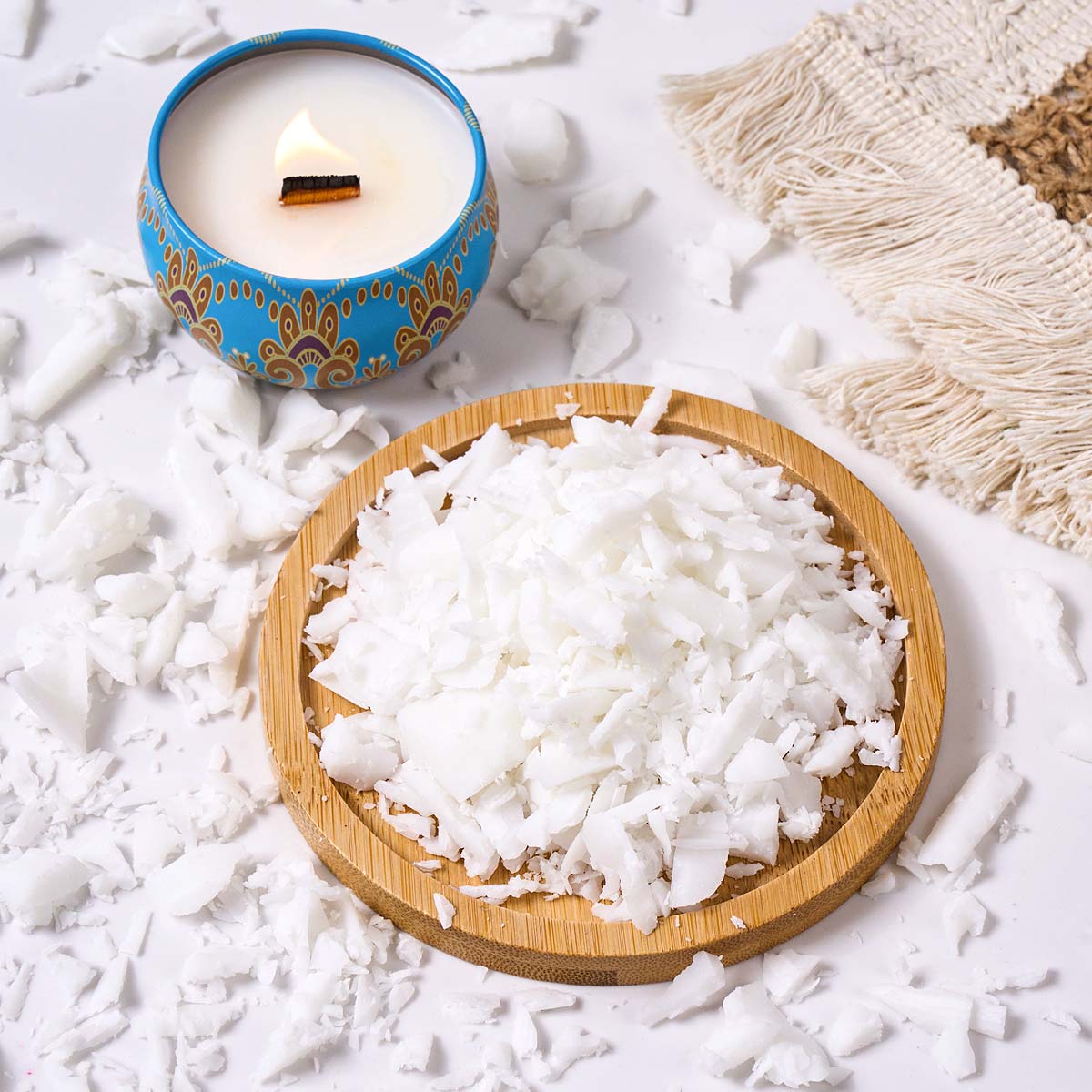 Cera de Coco Blanca Natural de - Candle Making Material Wholesale reseña y precio