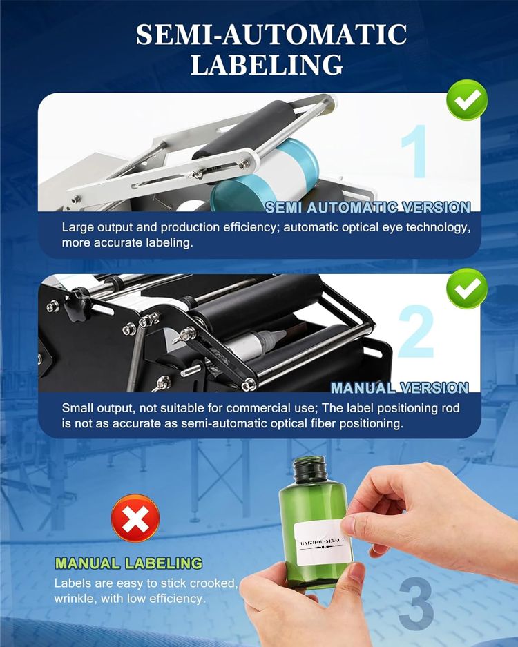 Etiquetadora Semiautomática pa - Label Sticker Round reseña y precio