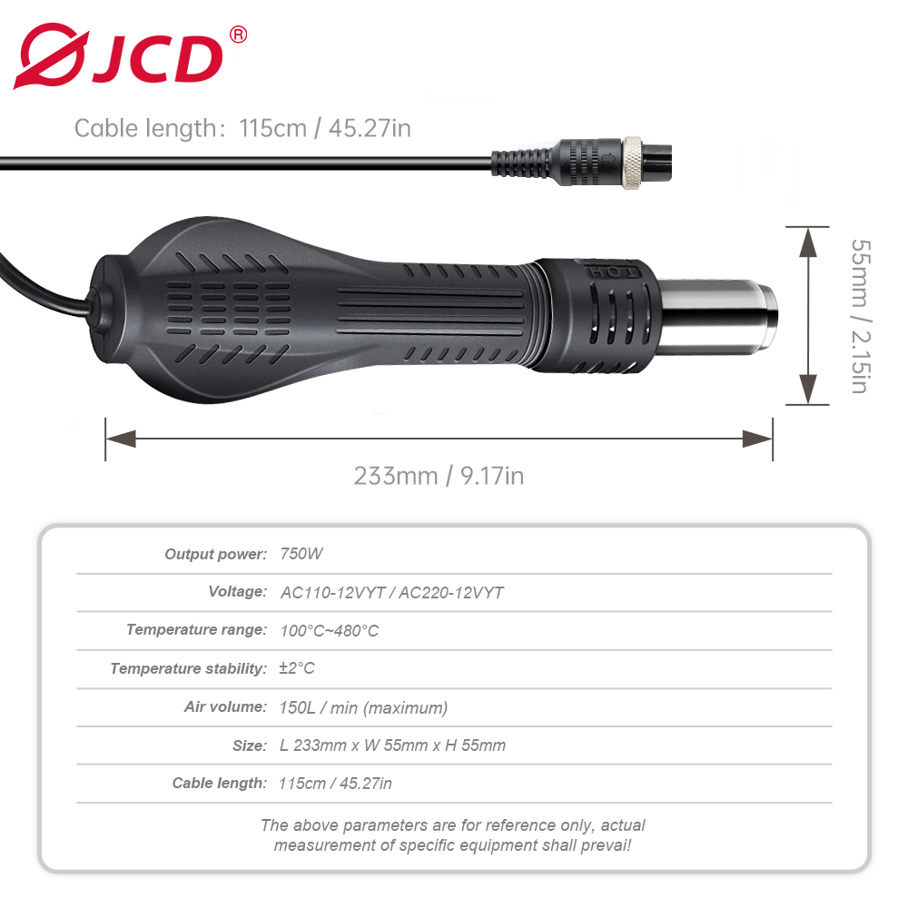 JCD-Estación de soldadura con  - Heat Gun Embossing reseña y precio